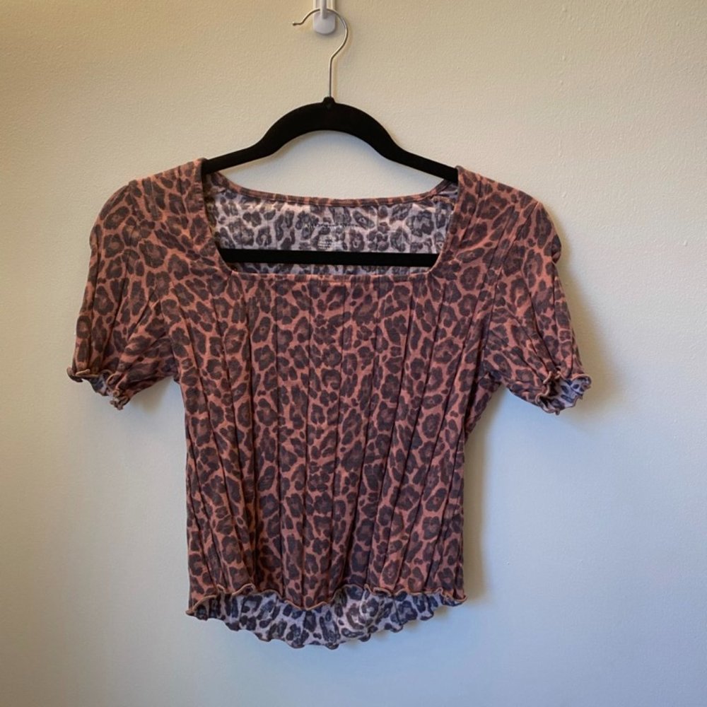 American Eagle Cheetah Top